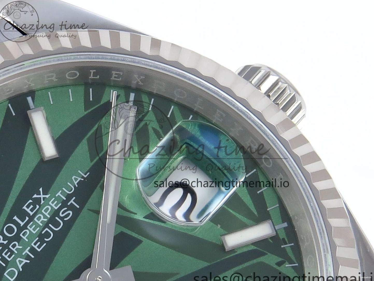 DateJust Jubilee Leaf A3235 Bracelet Edition EWEF on Green Dial 36 Marker Stick 126234 Best 0307